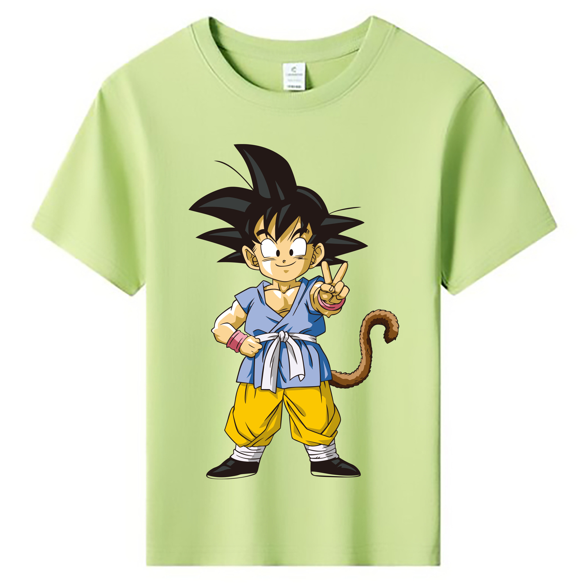 （画像用） ドラゴンボール 孫悟空（そん ごくう）Son Goku カカロット DRAGON BALL Kakarotto 綿100％キッズTシャツ（フロントプリント）